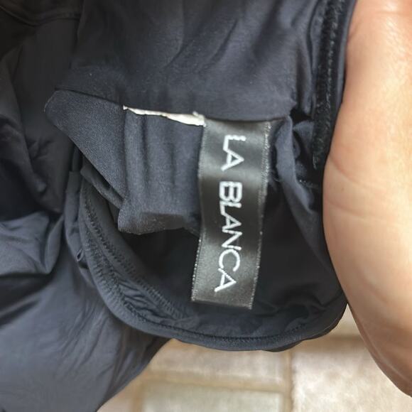 La Blanca Mesh Over The Shoulder One Piece Suit - Picture 6 of 6